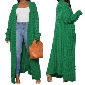 Cardigan | Ankle Length | Fits a Large or XLarge